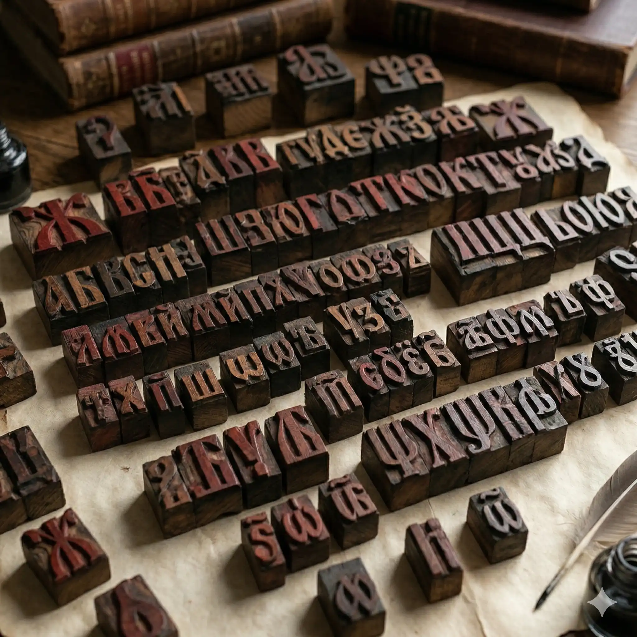 Комплекты шрифтов